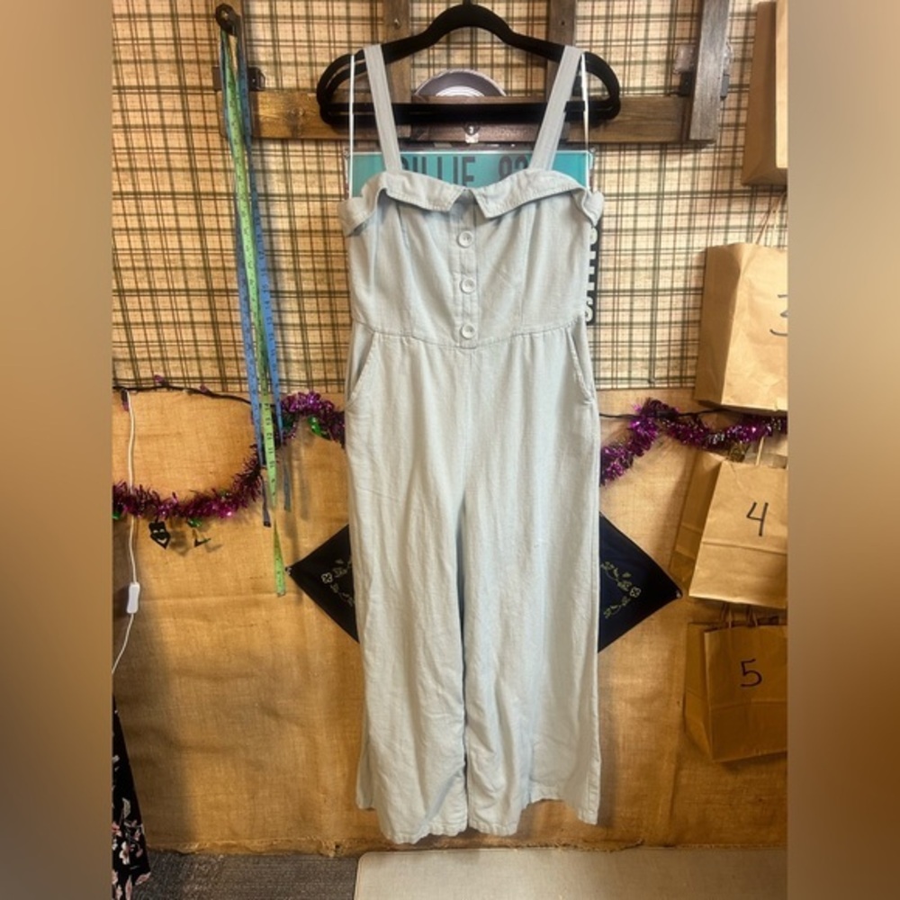 GB Women’s Power Blue Sleeveless Jumpsuit Large